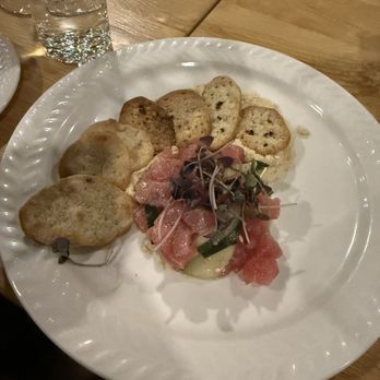 555 North - Tuna Crudo - Seafood Near Me - Brunswick, Maine