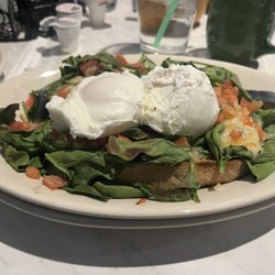 Eggs bruschetta
