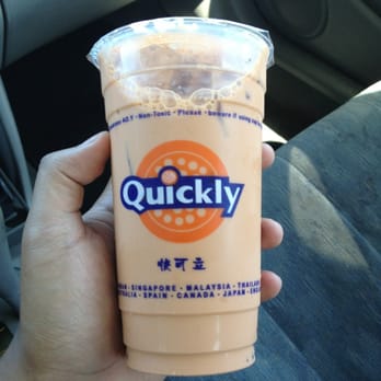 Quickly - Tiger Milk Tea with small pearls. - Juice Bars & Smoothies Near Me - Sacramento, California