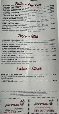 Menu photo 3 Jerry's Pizza Pie Honey Brook, PA Menu photo 3 Jerry's Pizza Pie Honey Brook, PA