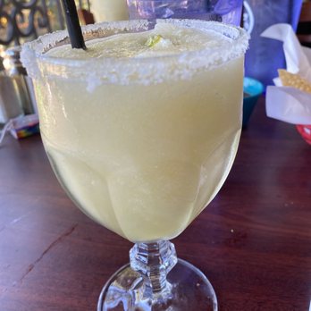 Flores Mexican Restaurant - Frozen house margarita! - Mexican Near Me - Austin, Texas