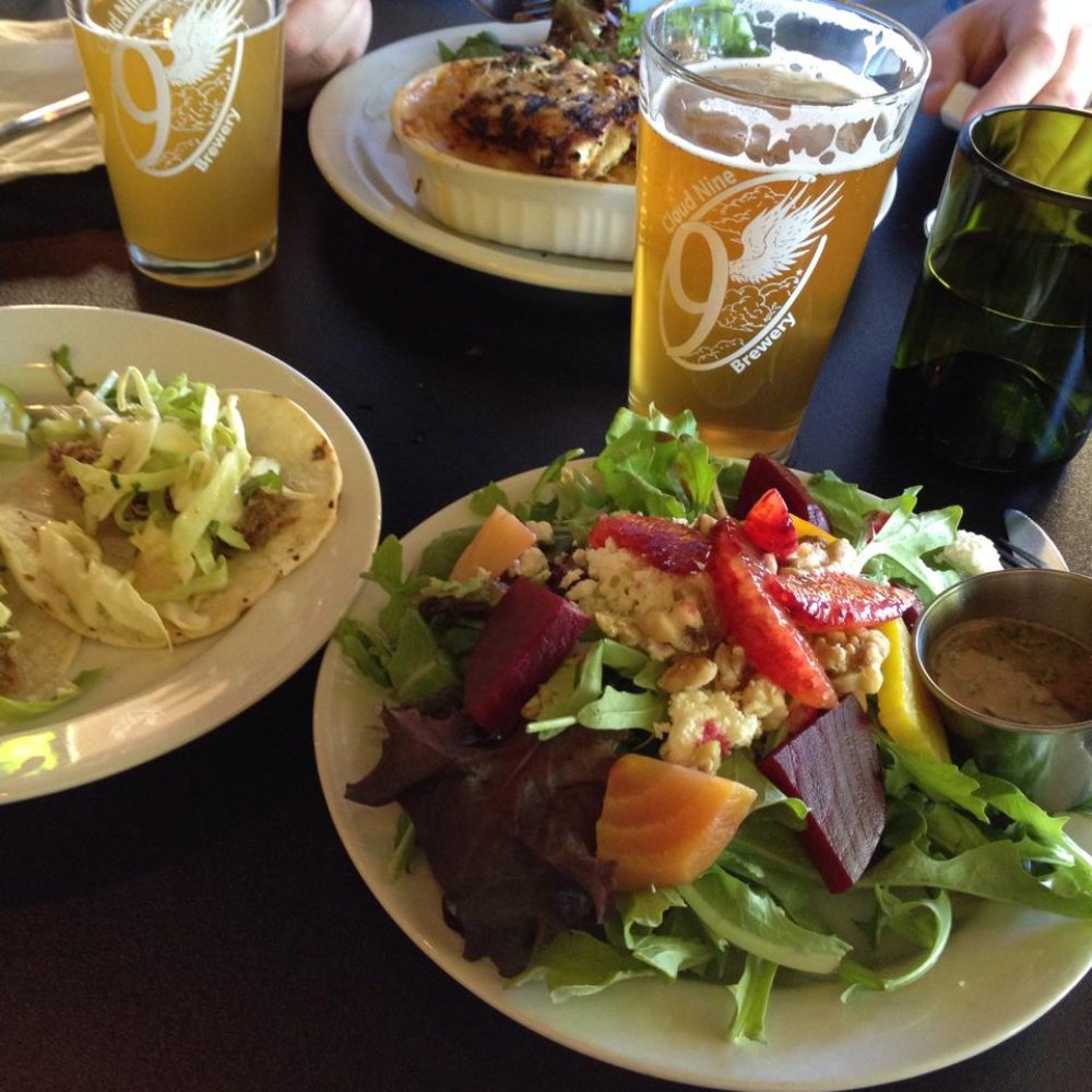 Cloud 9 Brewery - Beet Salad, Carnitas Street Tacos - Breweries Near Me - Boise, Idaho Cloud 9 Brewery - Beet Salad, Carnitas Street Tacos - Breweries Near Me - Boise, Idaho