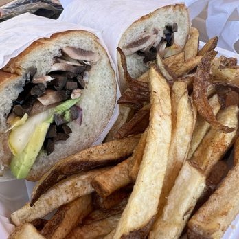 Village Market - Vegan sandwich with fries. - Delis Near Me - Irvine, California Village Market - Vegan sandwich with fries. - Delis Near Me - Irvine, California