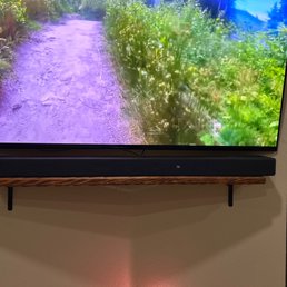 Sound bar shelf Sound bar shelf