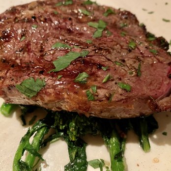 Dimaio Cucina - Rib-Eye Steak over broccoli rabe - Italian Near Me - Berkeley Heights, New Jersey