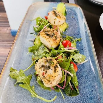 Fattoria E Mare - Pan Seared Day Boat Scallops - Italian Near Me - Half Moon Bay, California Fattoria E Mare - Pan Seared Day Boat Scallops - Italian Near Me - Half Moon Bay, California