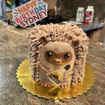 Sugared Edge Bakery - Hedgehog cake - Desserts Near Me