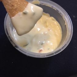 Taco Queen - Chile con queso dip, only a little spicy but totally good.