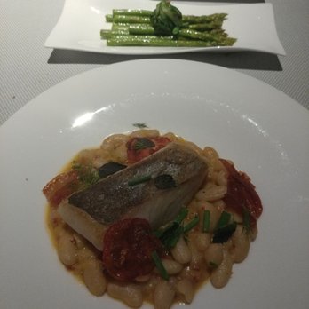 Old Manila - Pan-seared cod over a lovely white bean, with asparagus - Steakhouses Near Me - Makati, NCR Old Manila - Pan-seared cod over a lovely white bean, with asparagus - Steakhouses Near Me - Makati, NCR