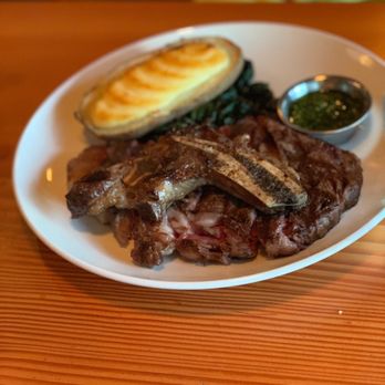 Creekwood - Grilled ribeye with twice baked potato. - Italian Near Me - Berkeley, California