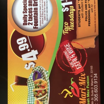A-Mari-Mix Restaurant - $4.99 Taco Special - Mexican Near Me - Miami, Florida A-Mari-Mix Restaurant - $4.99 Taco Special - Mexican Near Me - Miami, Florida