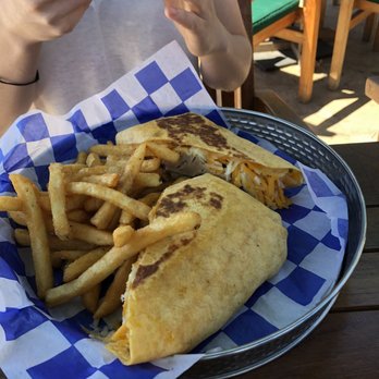 Altdorf Biergarten - Chicken wrap - German Near Me - Fredericksburg, Texas