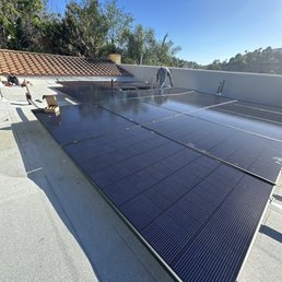 Our roof and solar panels.