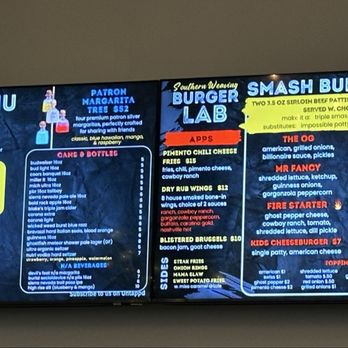 Southern Weaving Food Hall - Burger Lab menu - Food Court Near Me - Easley, South Carolina