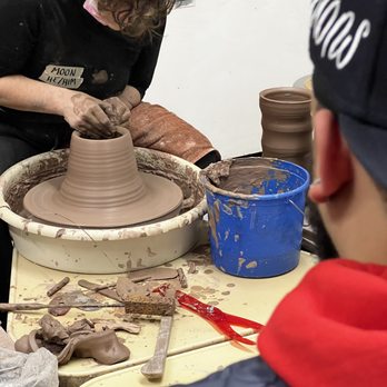 Brookline Arts Center - Wheelthrowing clay demo by BAC faculty - Art Classes Near Me - Brookline, Massachusetts