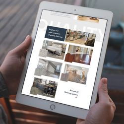 Different Perspective - Responsive custom website design for flooring company by DP.