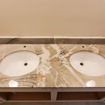 All Kitchen and Bath by Design Stone - Naica Quartzite vanity top - Flooring Near Me - Auburn Hills, Michigan All Kitchen and Bath by Design Stone - Naica Quartzite vanity top - Flooring Near Me - Auburn Hills, Michigan