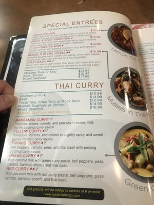 Menu photo 6 LeeLa Thai Cuisine Fargo, ND