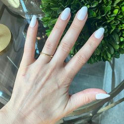 Sky Nails - Dip on Natural Nails Almond Shape