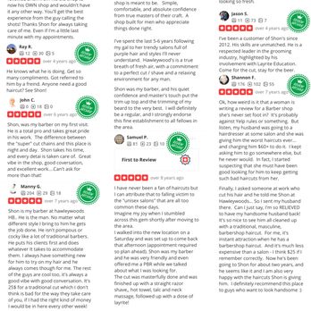 Shon Lawhon Barber - Page 2 of my "Review Archive" from 12 years of professional Barbering. Hope to see you soon! - Barbers Near Me - Las Vegas, Nevada Shon Lawhon Barber - Page 2 of my "Review Archive" from 12 years of professional Barbering. Hope to see you soon! - Barbers Near Me - Las Vegas, Nevada