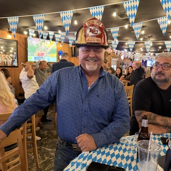 Saddle Sore Eatery & Saloon - Our birthday boy with a Chiefs fire helmet - Steakhouses Near Me - Norco, California Saddle Sore Eatery & Saloon - Our birthday boy with a Chiefs fire helmet - Steakhouses Near Me - Norco, California