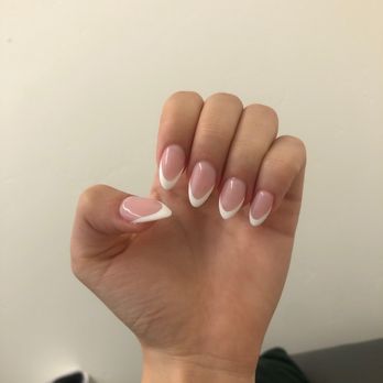 Deja Vu Nail Spa - Almond shape French tips - Nail Salons Near Me - Sebastopol, California Deja Vu Nail Spa - Almond shape French tips - Nail Salons Near Me - Sebastopol, California