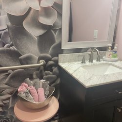 Blush Beauty Bar - Bathroom was beautiful!