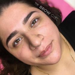 The Brow Girl - Brows ALWAYS kept full and natural based on clients face shape and bone structure.