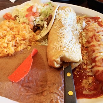 Jose's Blue Sombrero - Chicken enchilada, chicken chimichanga, steak taco, rice & beans - Mexican Near Me - Wauwatosa, Wisconsin Jose's Blue Sombrero - Chicken enchilada, chicken chimichanga, steak taco, rice & beans - Mexican Near Me - Wauwatosa, Wisconsin