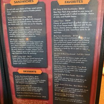 Indian Pueblo Kitchen - Menu April 2026 - New American Near Me - Albuquerque, New Mexico