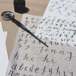 Modern Calligraphy class.