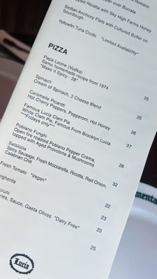 Menu photo 1 Lucia Alimentari New York, NY