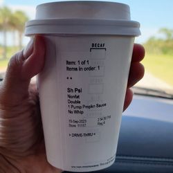 Starbucks - Yay it's that time of year, Pumpkin Spice Latte!