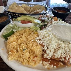 Chicken Entomotada Enchiladas