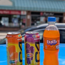 Circle K - C4 Creamsicle and grape Popsicle, and Fanta orange