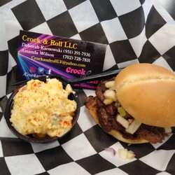 Crock & Roll - My "bariatric patient special just for me" tiny Jimi Slider and Potato Salad!