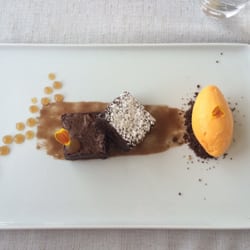 Areias de Sabores - Browne com gelado de laranja.