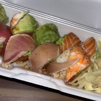 Sushi N Go - 16. Spicy Rainbow Roll - Sushi Bars Near Me - Norwalk, California Sushi N Go - 16. Spicy Rainbow Roll - Sushi Bars Near Me - Norwalk, California