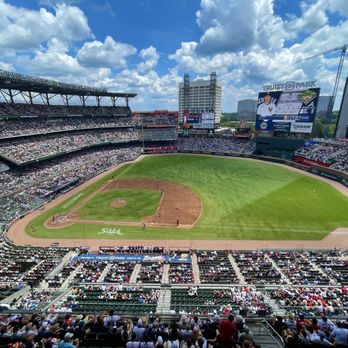 Truist Park - Section 417 Row 1 - Awesome view of entire stadium. - Stadiums & Arenas Near Me - Atlanta, Georgia Truist Park - Section 417 Row 1 - Awesome view of entire stadium. - Stadiums & Arenas Near Me - Atlanta, Georgia