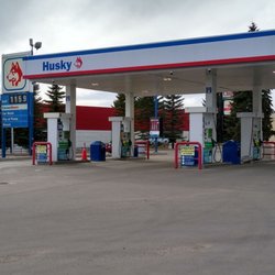 Co-op - Husky gas with wand wash. Close by Staples.