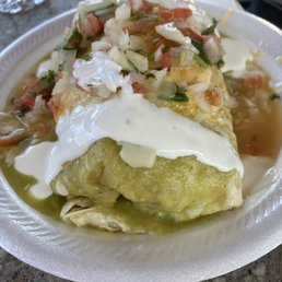 Wet Carne Asada Burrito with green sauce was so delicious and flavorful! Can't wait to try the red sauce next time! Wet Carne Asada Burrito with green sauce was so delicious and flavorful! Can't wait to try the red sauce next time!