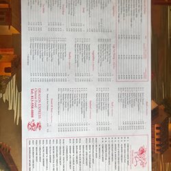 New menu