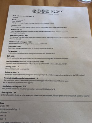 Menu photo 1 Good Day Auckland, AUK