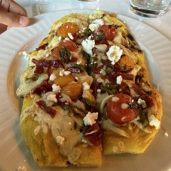 Benchmark at Maison Fox - Chorizo Flatbread - New American Near Me - Fullerton, California