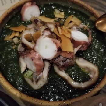 Lineage - Squid luau. He`e was so tender! - Asian Fusion Near Me - Wailea, Hawaii