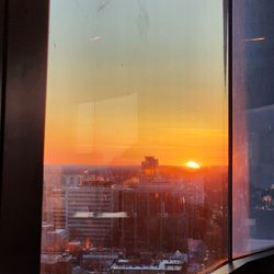 La Ronde Revolving Restaurant - Sunset in March 2023
