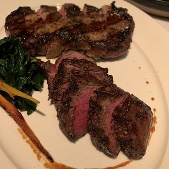 Elisa - Top: Cache Creek Rib Eye  Bottom: Snake River Wagyu Tenderloin - Steakhouses Near Me - Vancouver, British Columbia