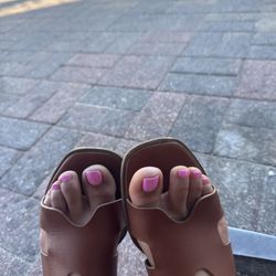 TK Nails and Spa - Pink gel pedicure