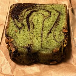 Starbucks - My new favorite here: the chocolate pistachio loaf