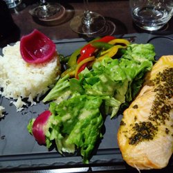 Chez Baptiste - Escalope de saumon au pistou